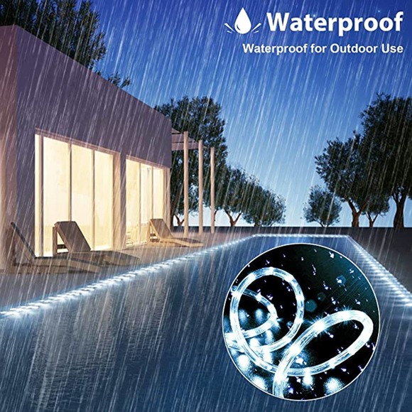 Rope Lights 66ft 480 LED 8 Modes Flexible with Timer & Memory (Warm White) - Picture 6 of 7